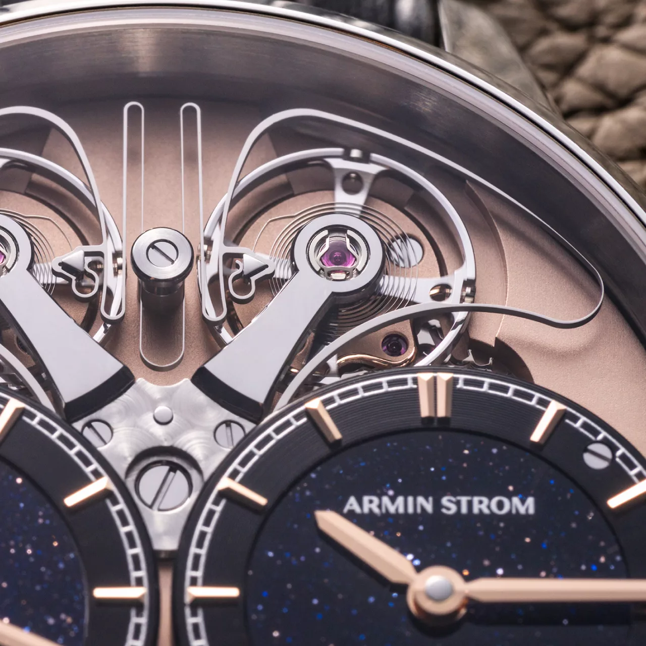 Armin Strom Dual Time GMT Resonance Aventurine