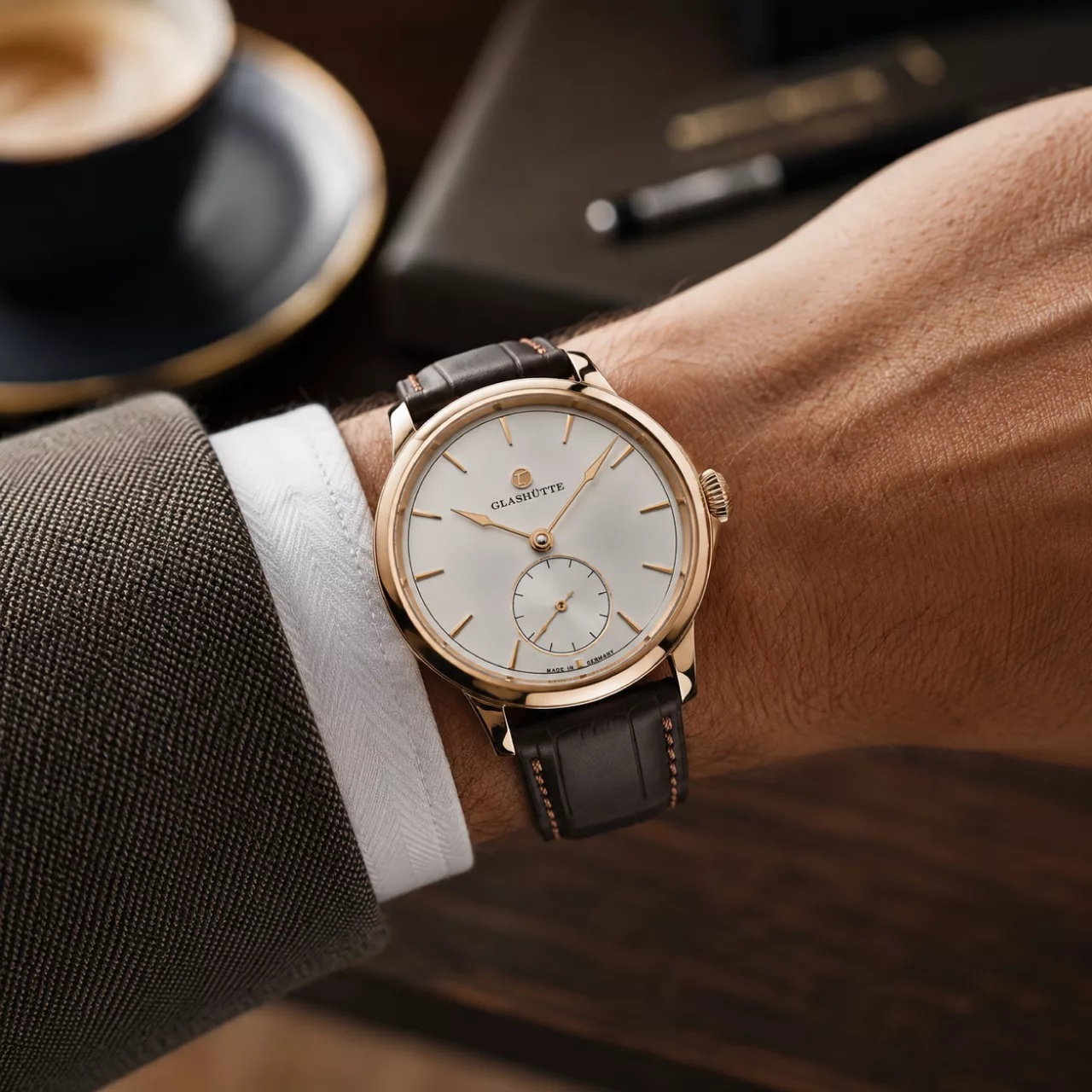 NEW: Fall in love with the Tutima Patria Rose Gold Limited Edition Silver - Define Watches