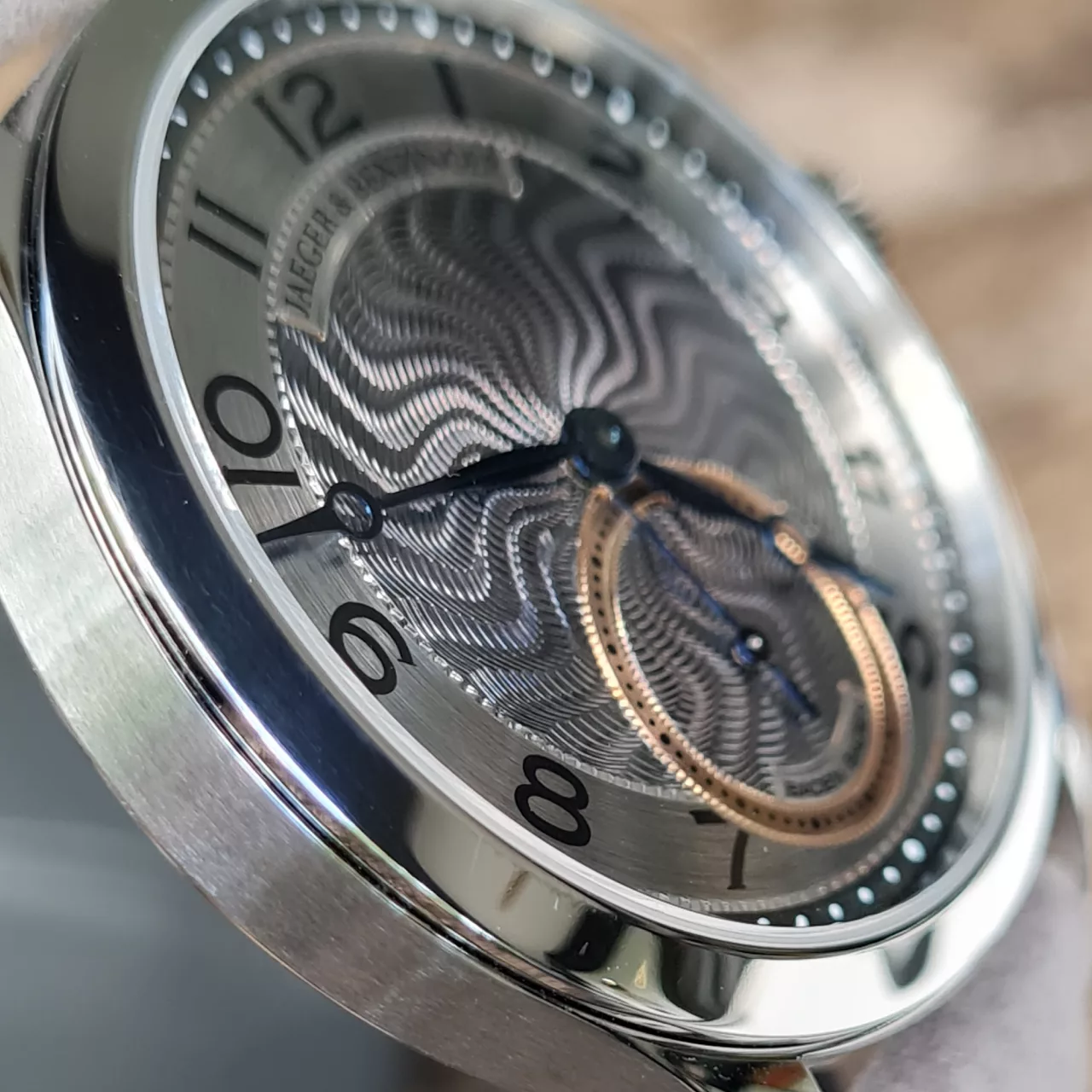 NEW: Jaeger & Benzinger Edition 6 Grey Moir&eacute;: The Quiet Power of Hand Guilloch&eacute; - Define Watches