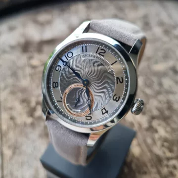 Jaeger & Benzinger Edition 6 Grey Moir&eacute; Steel
