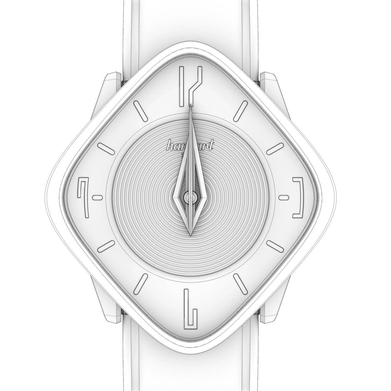 NEW: Hanhart's new Square by Square Mother-of-Pearl pairs a radical shaped case with an iridescent dial - Define Watches