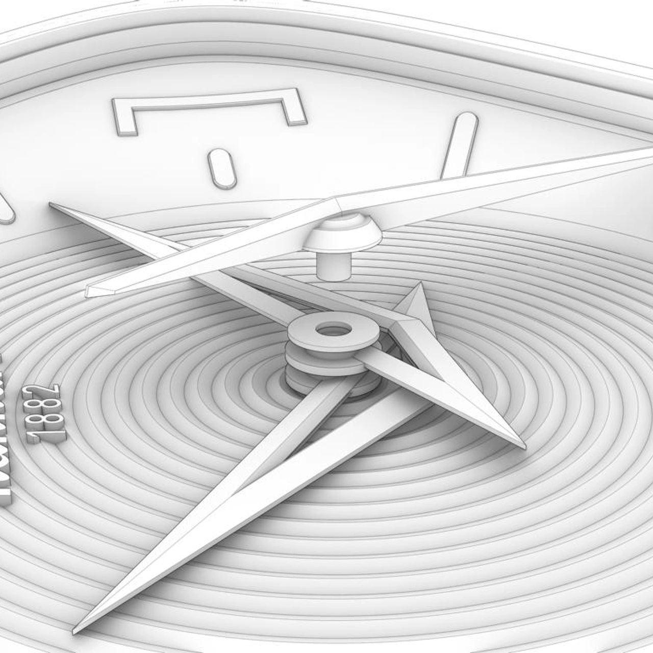 NEW: Hanhart's new Square by Square Mother-of-Pearl pairs a radical shaped case with an iridescent dial - Define Watches