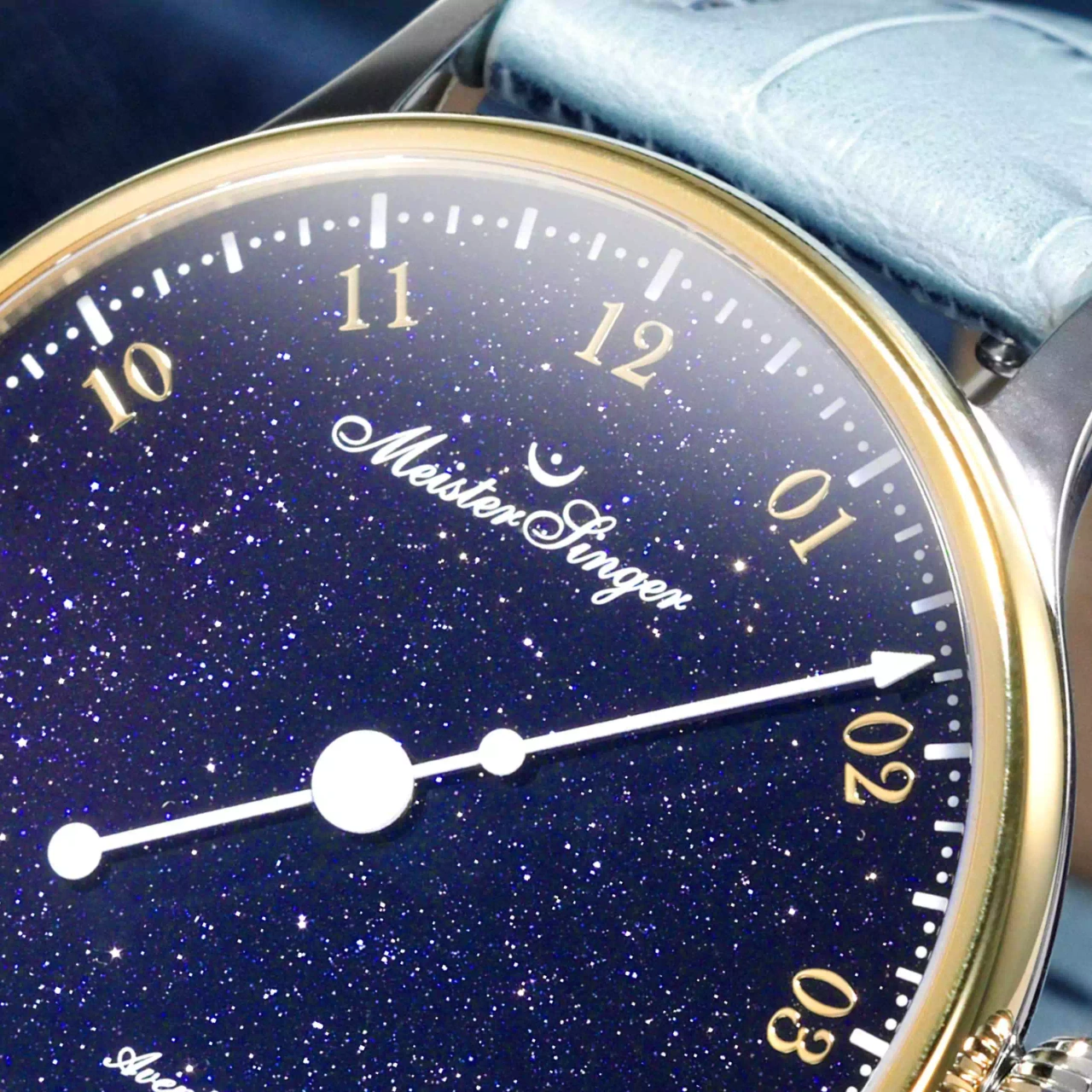 NEW: New MeisterSinger Pangaea Aventurine Blue Models | Steel & Gold Bezel - Define Watches