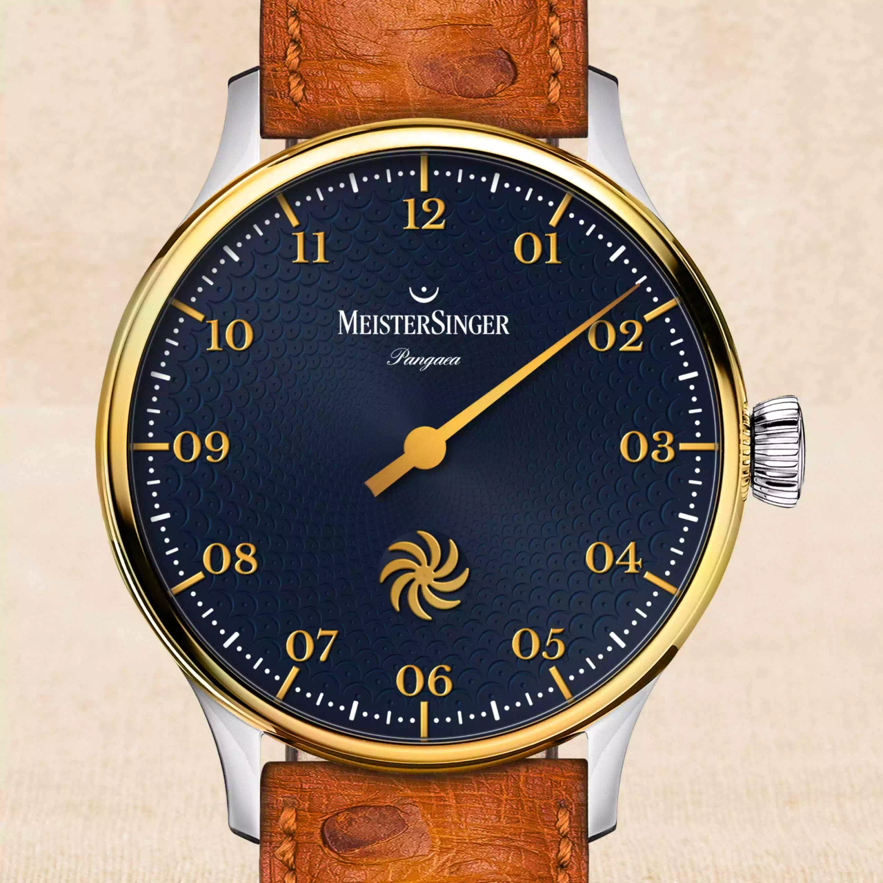 MeisterSinger Pangaea Gold - Steel Blue (PDS917GLG)