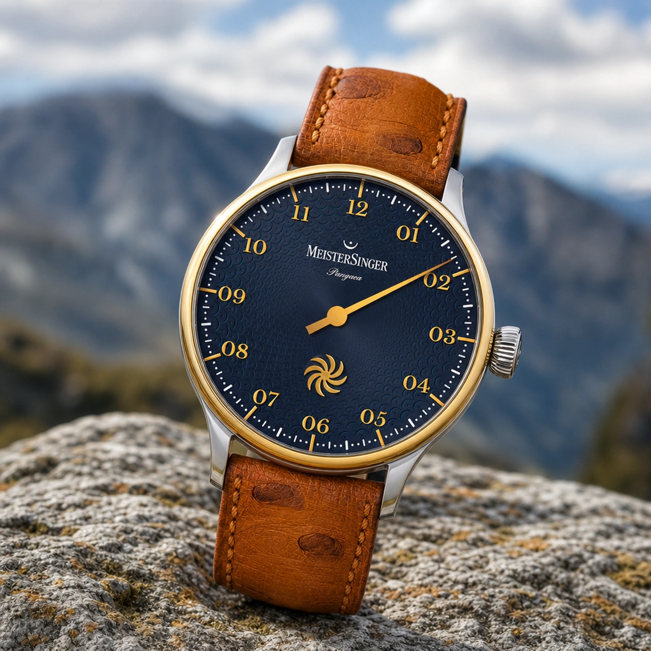 MeisterSinger Pangaea Gold - Steel Blue (PDS917GLG)
