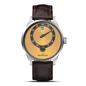 MeisterSinger Panthero Jumping Hour - Sunburst Golden Yellow (PTJH935)