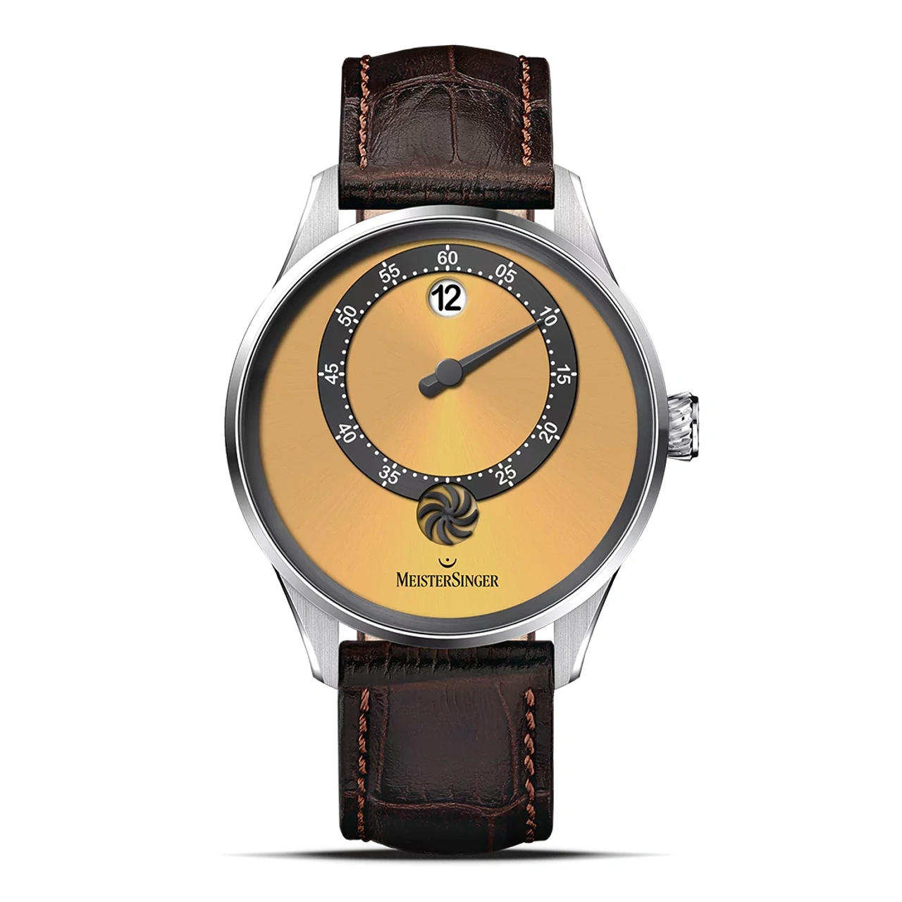 MeisterSinger Panthero Jumping Hour - Sunburst Golden Yellow (PTJH935)