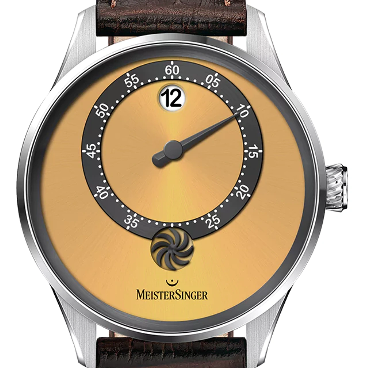 MeisterSinger Panthero Jumping Hour - Sunburst Golden Yellow (PTJH935)