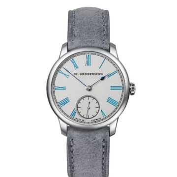 Moritz Grossmann TEFNUT 36 Silver-Plated by Friction Turquoise Blue
