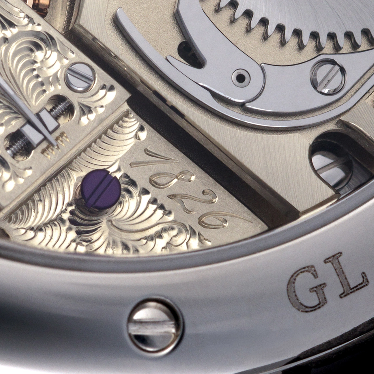 Moritz Grossmann TEFNUT 36 Silver-Plated by Friction Turquoise Blue