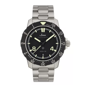 Sinn EZM 19 - Solid Bracelet H-link (Adjustable Clasp)