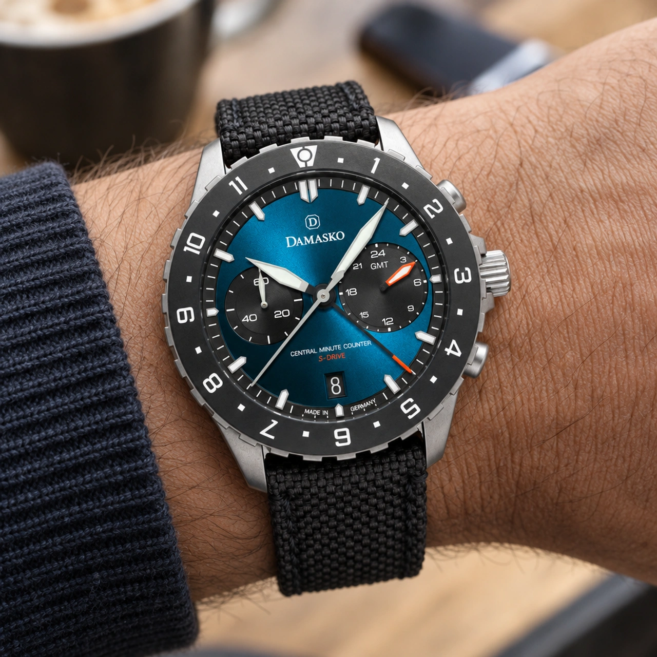 NEW: DC89 Blue. Two Blue Dials. Two Distinctive Finishes. One Remarkable Damasko Chronograph. - Define Watches