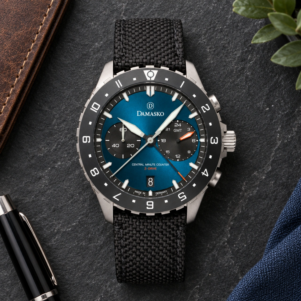 NEW: DC89 Blue. Two Blue Dials. Two Distinctive Finishes. One Remarkable Damasko Chronograph. - Define Watches
