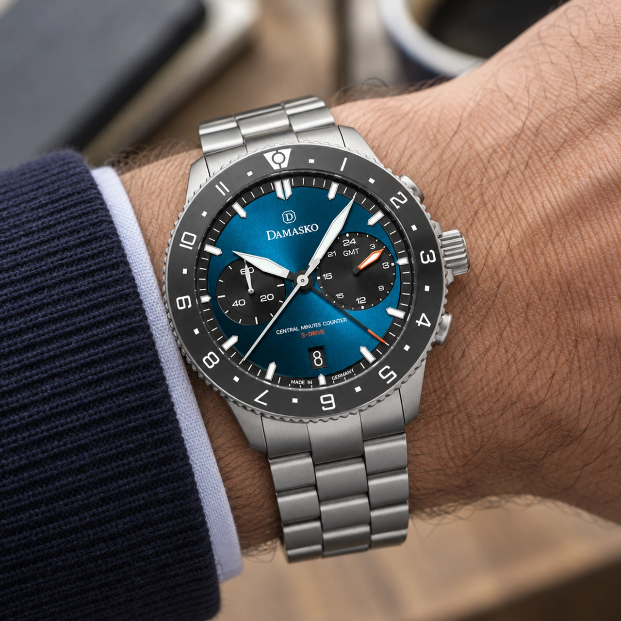 NEW: DC89 Blue. Two Blue Dials. Two Distinctive Finishes. One Remarkable Damasko Chronograph. - Define Watches