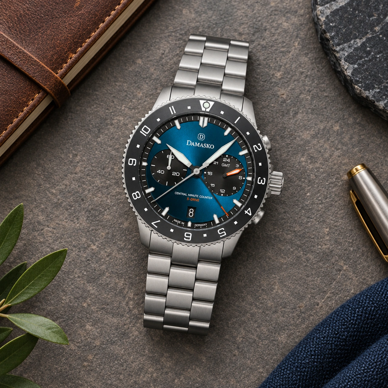 NEW: DC89 Blue. Two Blue Dials. Two Distinctive Finishes. One Remarkable Damasko Chronograph. - Define Watches