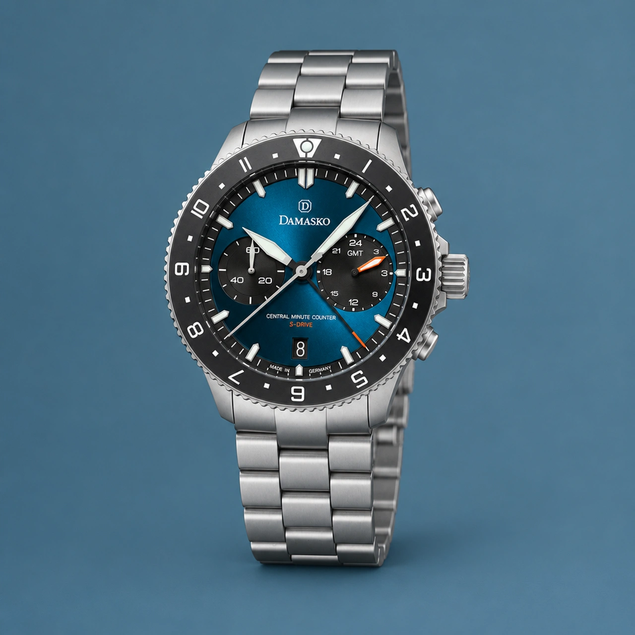 NEW: DC89 Blue. Two Blue Dials. Two Distinctive Finishes. One Remarkable Damasko Chronograph. - Define Watches