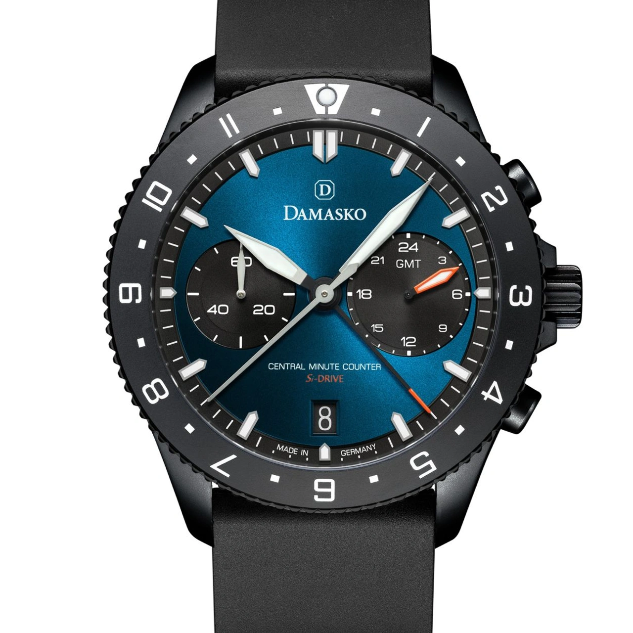 NEW: DC89 Blue. Two Blue Dials. Two Distinctive Finishes. One Remarkable Damasko Chronograph. - Define Watches