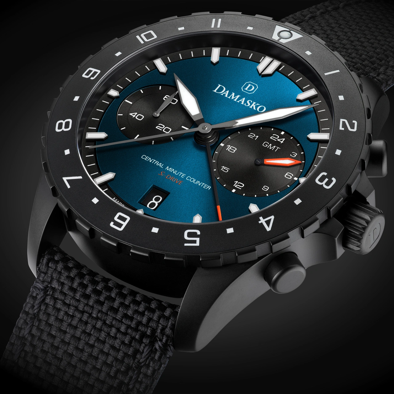 NEW: DC89 Blue. Two Blue Dials. Two Distinctive Finishes. One Remarkable Damasko Chronograph. - Define Watches