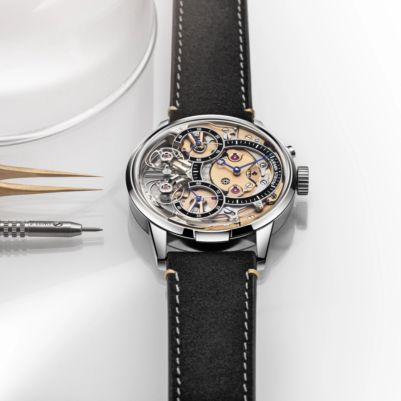 NEW: MeisterSinger's Panthero Jumping Hour Guilloch&eacute;: A Radical Limited Edition - Define Watches